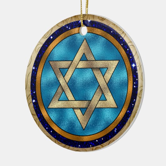 Hanukkah Star van David Ornament (Links)