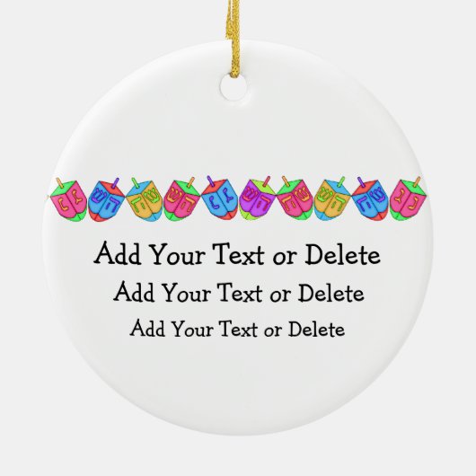 Hanukkah Star van David Ornament (Achterkant)