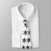Hanukkah Star van David - Pekingese - Pebbles Stropdas (Gebonden)