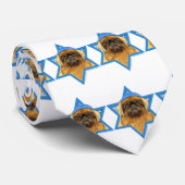 Hanukkah Star van David - Pekingese - Pebbles Stropdas (Opgerold)