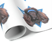 Hanukkah Star van David - Poodle - Bix Cadeaupapier (Rol Hoek)