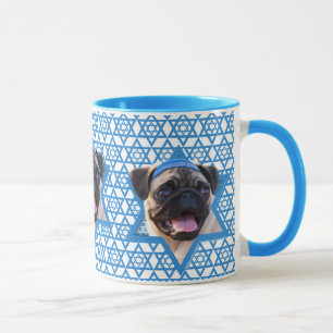 Hanukkah Star van David - Pug Mok