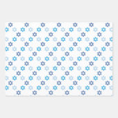 Hanukkah Star van David Set Inpakpapier Vel (Voorkant)
