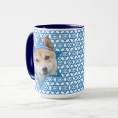 Hanukkah Star van David - Shiba Inu Mok (Voorkant links)