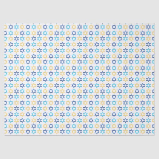 Hanukkah Star van David Tissuepapier (Voorkant)