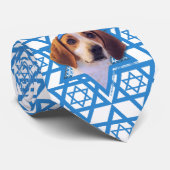 Hanukkah Star van David - Treeing Walker Coonhound Stropdas (Opgerold)