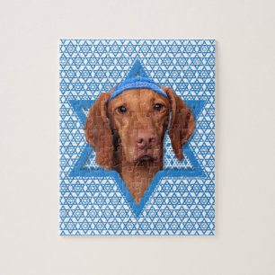 Hanukkah Star van David - Vizsla - Reagan Legpuzzel