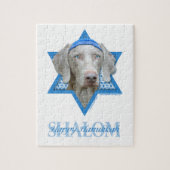 Hanukkah Star van David - Weimaraner Legpuzzel (Verticaal)