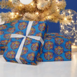Hanukkah Star van David Wrapping Paper Gift Wrap Cadeaupapier<br><div class="desc">Ster van David Hanukkah Wrapping Paper Gift Wrap</div>