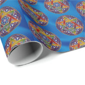 Hanukkah Star van David Wrapping Paper Gift Wrap Cadeaupapier (Rol Hoek)