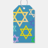 Hanukkah Stars of David Gift Label Cadeaulabel (Voorkant)