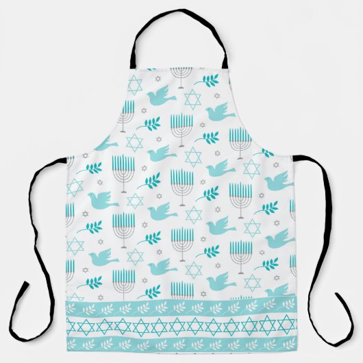 HANUKKAH STER VAN DAVID, DUIVEN, HANUKKAH KAARSEN SCHORT (Voorkant)