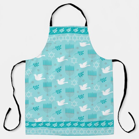 HANUKKAH STER VAN DAVID, DUIVEN, HANUKKAH KAARSEN SCHORT (Voorkant)