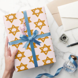 HANUKKAH STER VAN DAVID Joodse feestdag Bar Mitzva Cadeaupapier