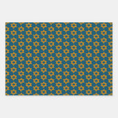 HANUKKAH STER VAN DAVID Joodse feestdag Set van Inpakpapier Vel (Voorkant 2)