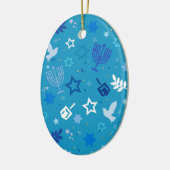 Hanukkah Sterren Ornament (Links)