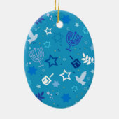 Hanukkah Sterren Ornament (Achterkant)