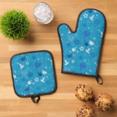 Hanukkah Sterren Ovenwant Set (Top down)