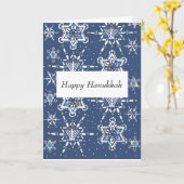 Hanukkah Stervlokken Wenskaart Kaart (Gele Bloem)