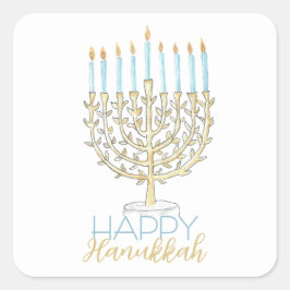 Hanukkah-Sticker Vierkante Sticker