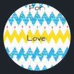 Hanukkah Stickers (1 1/2 of 3 inch) "Chevron Menor<br><div class="desc">Hanoekapstickers, "Chevron Menorah". Pas het lettertype aan door de tekengrootte, -stijl, -kleur en -tekst aan te passen. Zoveel toepassingen: Van cadeaustickers: Dank je stickers op traktassen, Dektoppers (plakken op zware kaartjes, uitsnijden van sticker, tapijtpikken op de achterkant van kaartjes), of hoe zit het met Gift Labels (stoken op zware kartonnen...</div>