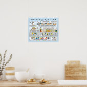 Hanukkah Story over Poster Matt Board/Comic Strip (Keuken)