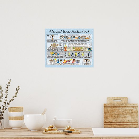 Hanukkah Story over Poster Matt Board/Comic Strip (Keuken)