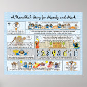 Hanukkah Story over Poster Matt Board/Comic Strip (Voorkant)