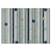 Hanukkah Stripes and Swirls Snijplank (Voorkant)
