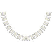 Hanukkah Swallowtail Banner Hug Sameach (Alle)