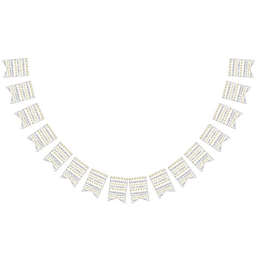 Hanukkah Swallowtail Banner Hug Sameach (Alle)