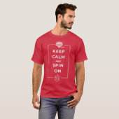 Hanukkah T-shirt voor Volwassenen - "Keep Calm and (Voorkant volledig)