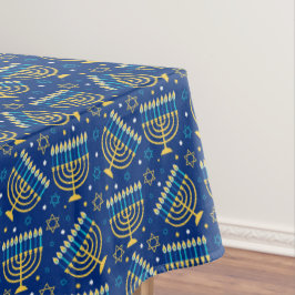 Hanukkah Tablecloths - Menorah Art - Judaica Tafelkleed