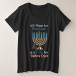 Hanukkah...Tarlov Cyst Plus Size T-Shirt<br><div class="desc">shirt</div>