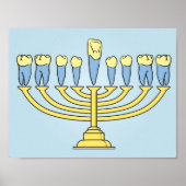 Hanukkah Teeth Poster (Voorkant)