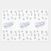 Hanukkah thema cadeau inpakpapier vel (Voorkant 3)