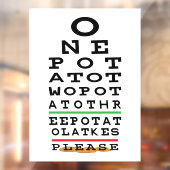 Hanukkah Three Potato Latkes Window Cling Raamsticker (Vel 2)