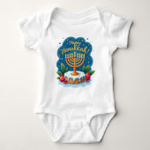 Hanukkah Tiny Tot, Big Simcha Romper (Voorkant)