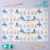 Hanukkah tissue Paper – Menorah, Dove, Dreidel Tissuepapier (Craft)