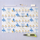 Hanukkah tissue Paper – Menorah, Dove, Dreidel Tissuepapier (Craft)