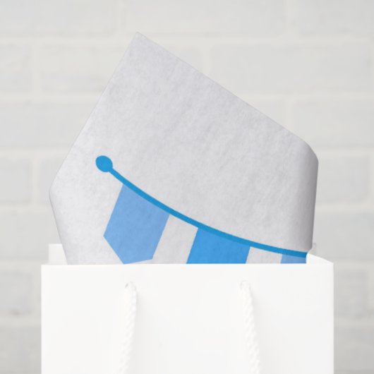 Hanukkah Tissue Paper with Vibrant Flowers, Menora Tissuepapier (Cadeauzakje)