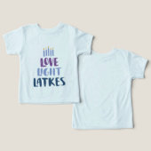 Hanukkah Toddler t-shirt (Ontwerp Voorkant & Achterkant)