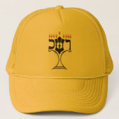 Hanukkah Trucker Pet (Voorkant)