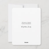 Hanukkah Two Traditions One Wish Christmukkah Feestdagenkaart (Achterkant)