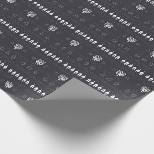 Hanukkah Ugly Sweater Cadeaupapier (Hoek)