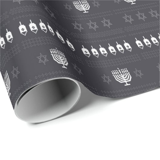 Hanukkah Ugly Sweater Cadeaupapier (Rol Hoek)