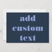 Hanukkah-uitnodigingskaart Kaart (Achterkant)