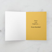 Hanukkah-vakantiekaart Feestdagen Kaart (Binnen)