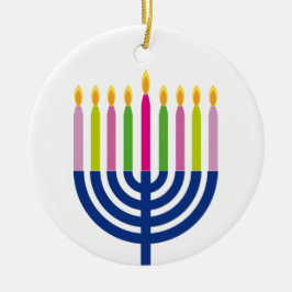 Hanukkah-versiering | menorah | feestdagen decorat keramisch ornament