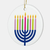 Hanukkah-versiering | menorah | feestdagen decorat keramisch ornament (Links)